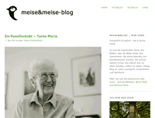 Tablet Screenshot of meiseundmeise-blog.de